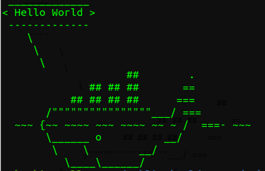 Docker WhaleSay Docker WhaleSay