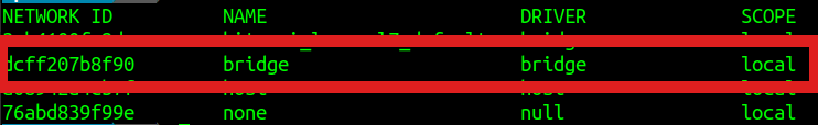 Red bridge docker por defecto Red bridge docker por defecto